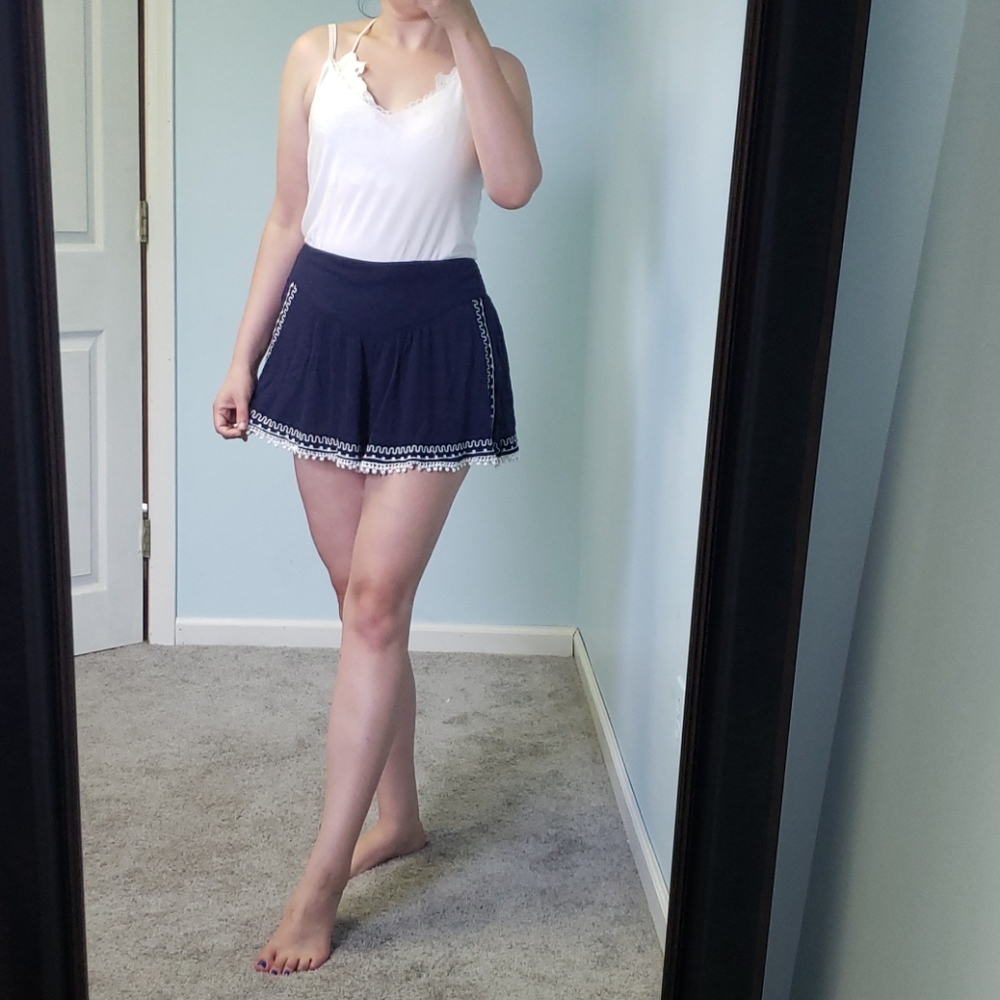 Boho Flowy High-Rise Shorts